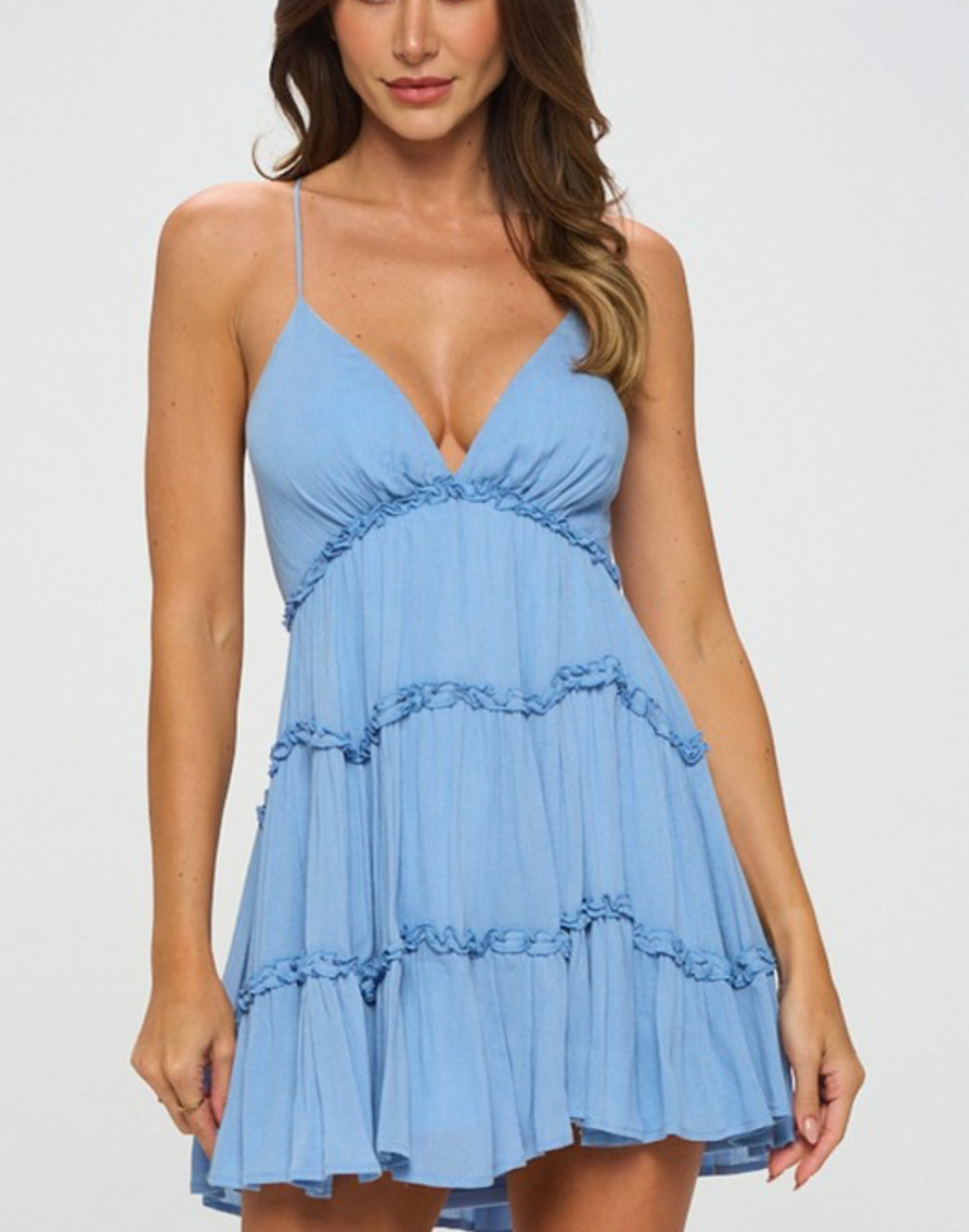 Syms blue dress
