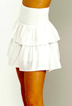 Tell all white skirt