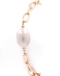 Gold Bracelet with Pearl