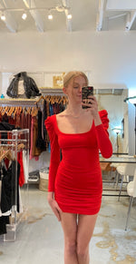 Amara red dress