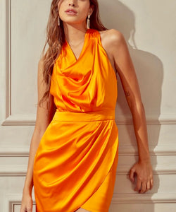 Lozano orange dress