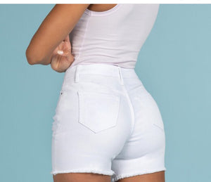 Yumi white shorts